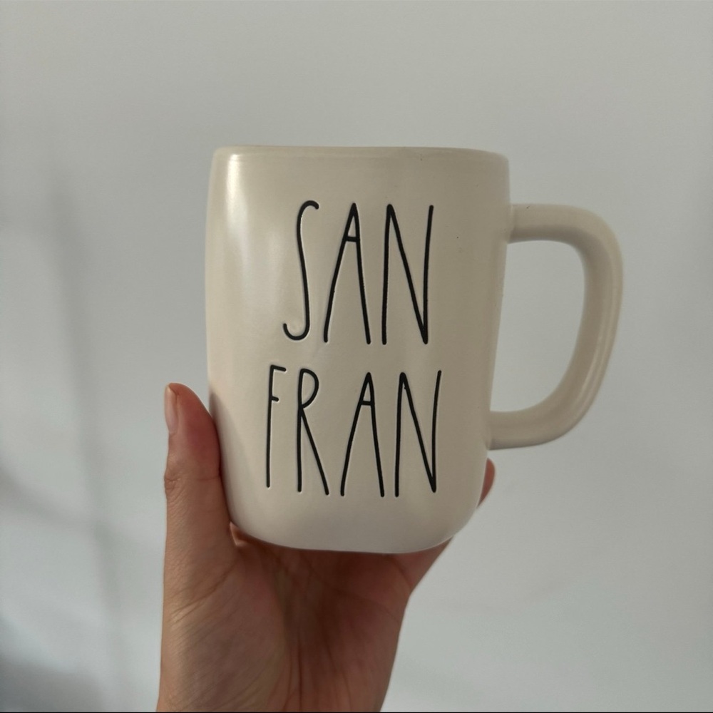 Rae Dunn San Francisco Bridge Cream Artisan Collection Mug